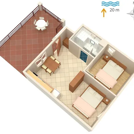 By The Sea Luka Dubrava, Peljesac - 284 Apartament Janjina